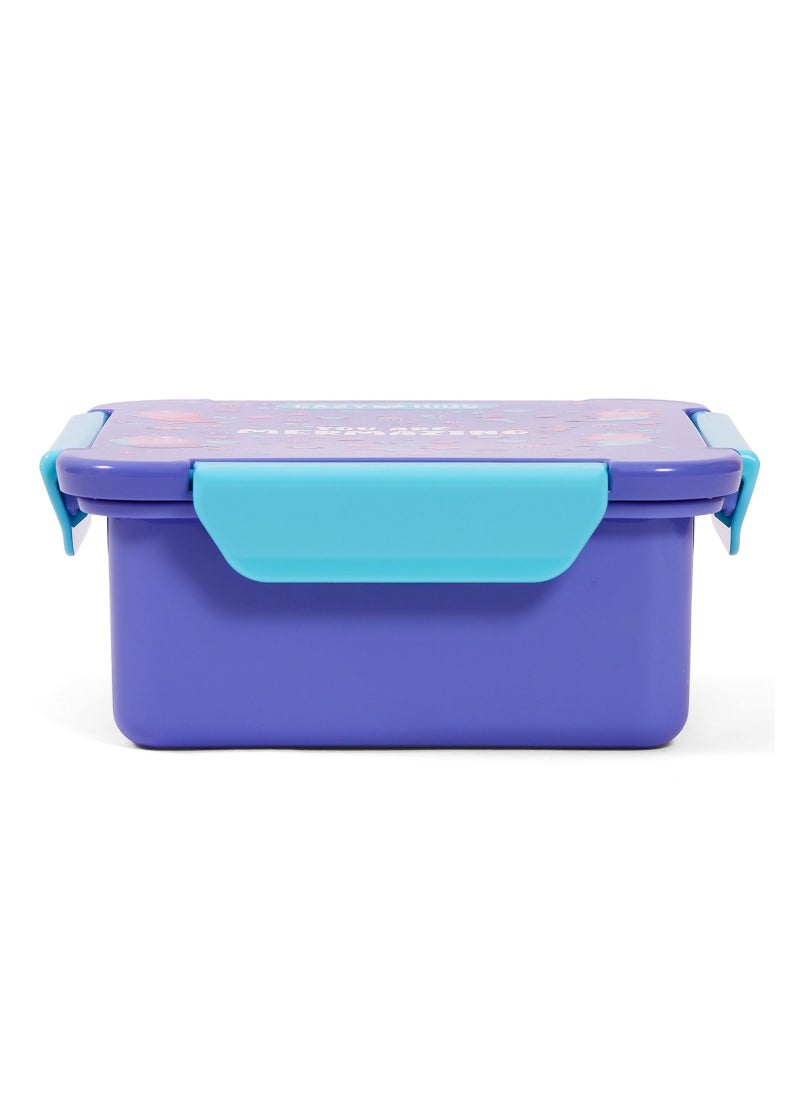 Eazy Kids Lunch Box Mermaid-Purple 650Ml  - Image 3