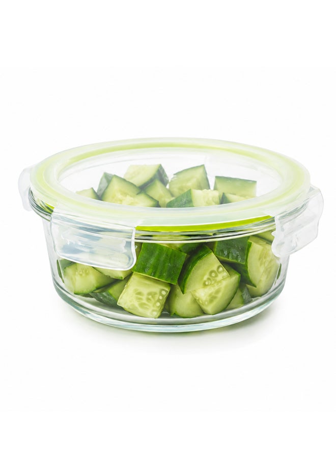 LocknLock Fresh Oven-Safe Glass Round Container 930ml â€“ Airtight, Leakproof & Heat-Resistant