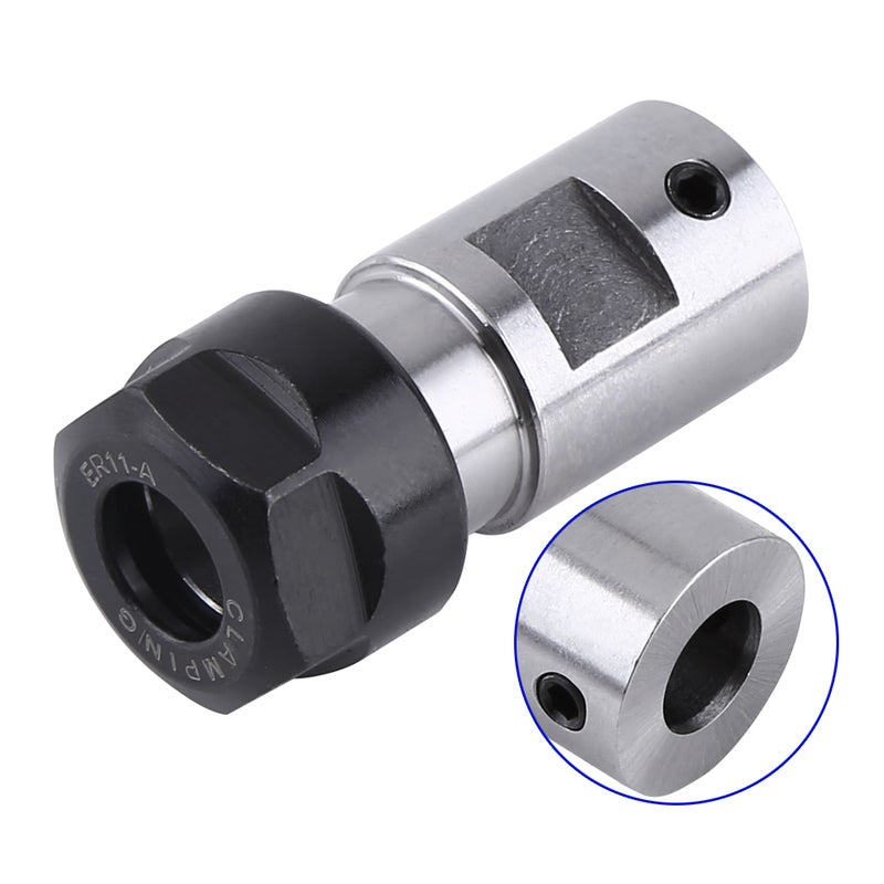 ER11 Collet Chuck Motor Shaft Spindle Extension Rod Inner 8MM For CNC Milling - Image 4