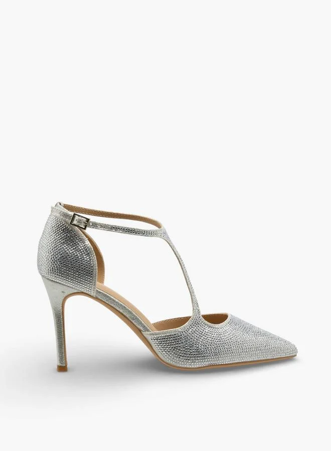 Flora Bella By Shoexpress Women Embellished Stilletto Heel Shoes