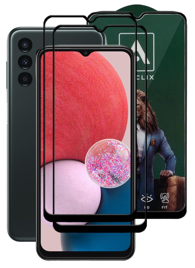 ACLIX 2 Pieces Antistatic ESD Dustproof Premium Quality High Definition Tempered Glass Screen Protector Designed For Samsung Galaxy A13 - Image 1