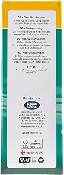 Dermatonics Sensory Foot Scrub Exfoliates and Enriches With Essential Lime Oil and Coconut Shell Suitable for Vegan Gently Buffs Away Hard Foot Skin 125 ml - Image 5