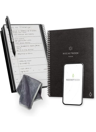 Rocketbook Fusion Reusable Undated Productivity Planner Executive Size 6x88 Black  Goals Monthly and Weekly Calendar Daily Todo List Lined and Dotted Notes Pages - pzsku/ZE4EB793E6A091FACC0C6Z/45/1747233504/964b954b-c62b-476c-97c6-b52c994224e1