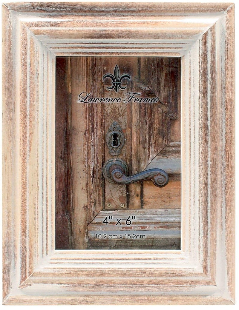لورانس فرايمز لورانس إطارات 4x6 أبيض غسل صورة القيقب إطار صورة natual - Image 1