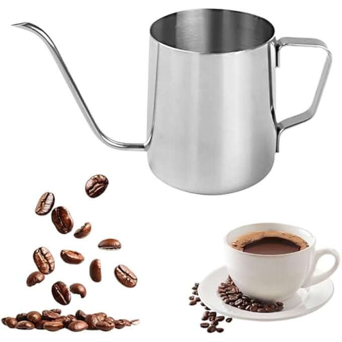 rayihni Pour Over Coffee Gooseneck Water Kettle 350Ml Coffee Pot Gooseneck Kettle Hand Drip Kettle Pour Over Coffee - Image 2