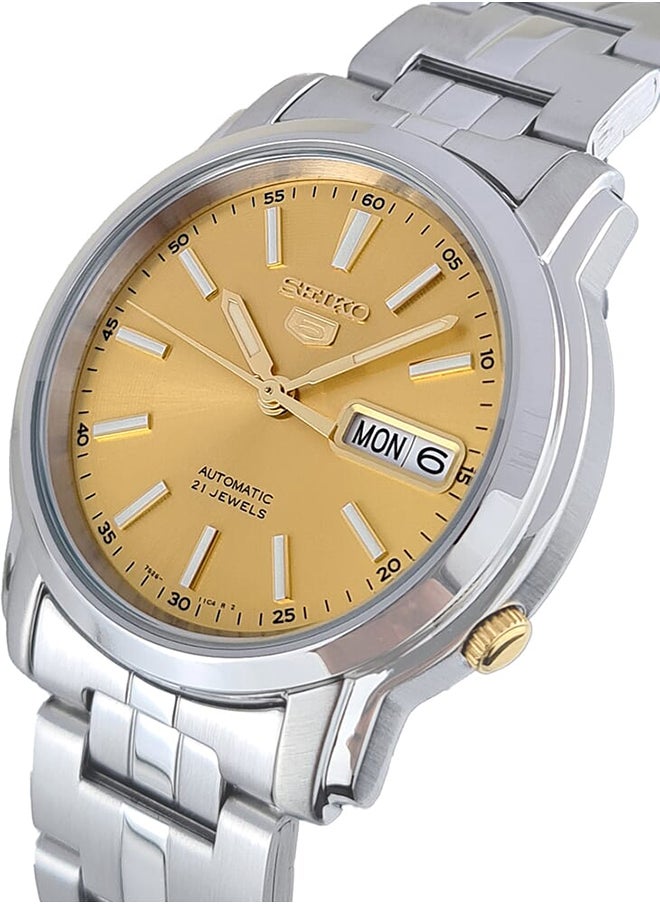 Seiko Men's Analog Round Shape Stainless Steel Automatic Wrist Watch SNKL81K1 - 38 mm  - Image 2