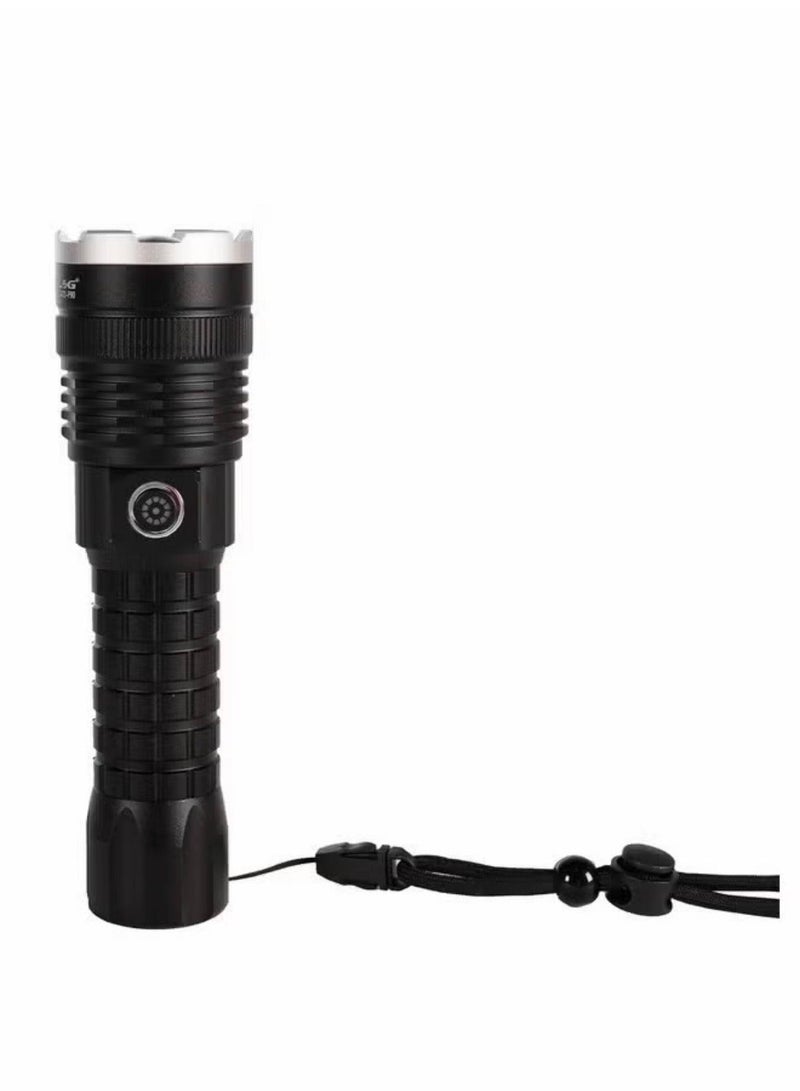 P90 LED Spotlight a suitable flashlight for trips and camping, with very powerful lighting, water and rain resistant - Image 5