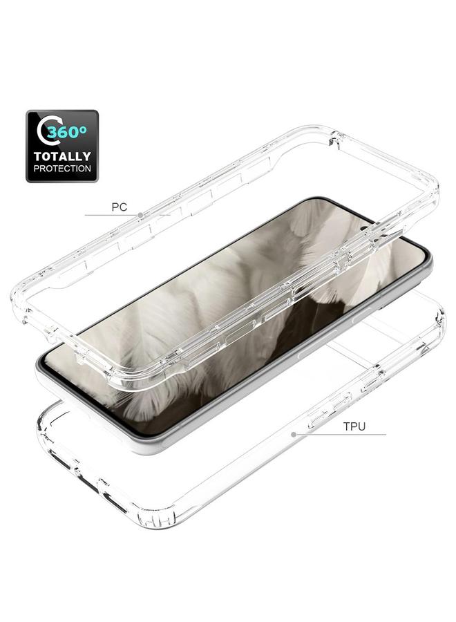 Zaboon Case For Google Pixel 8 Shockproof Clear Gradient PC + TPU Phone Case - Image 4