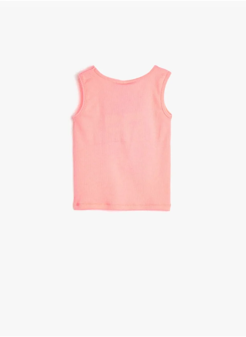 كوتون Crew Neck Tank Top