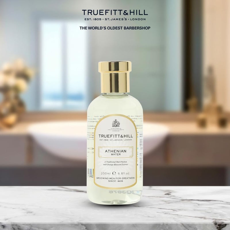 Truefitt & Hill Truefitt Hill Athenian Water Hair Serum For Men200MLDaily UseHair Styling SerumDry Frizzy HairHealthy ScalpProtect and ShineNourishing Strengthening - Image 2