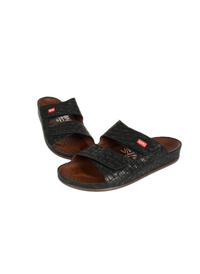 VITAL - 148-1121 Vital Mens Vital - Maxi Antik Sandals 0958B Black - Image 1