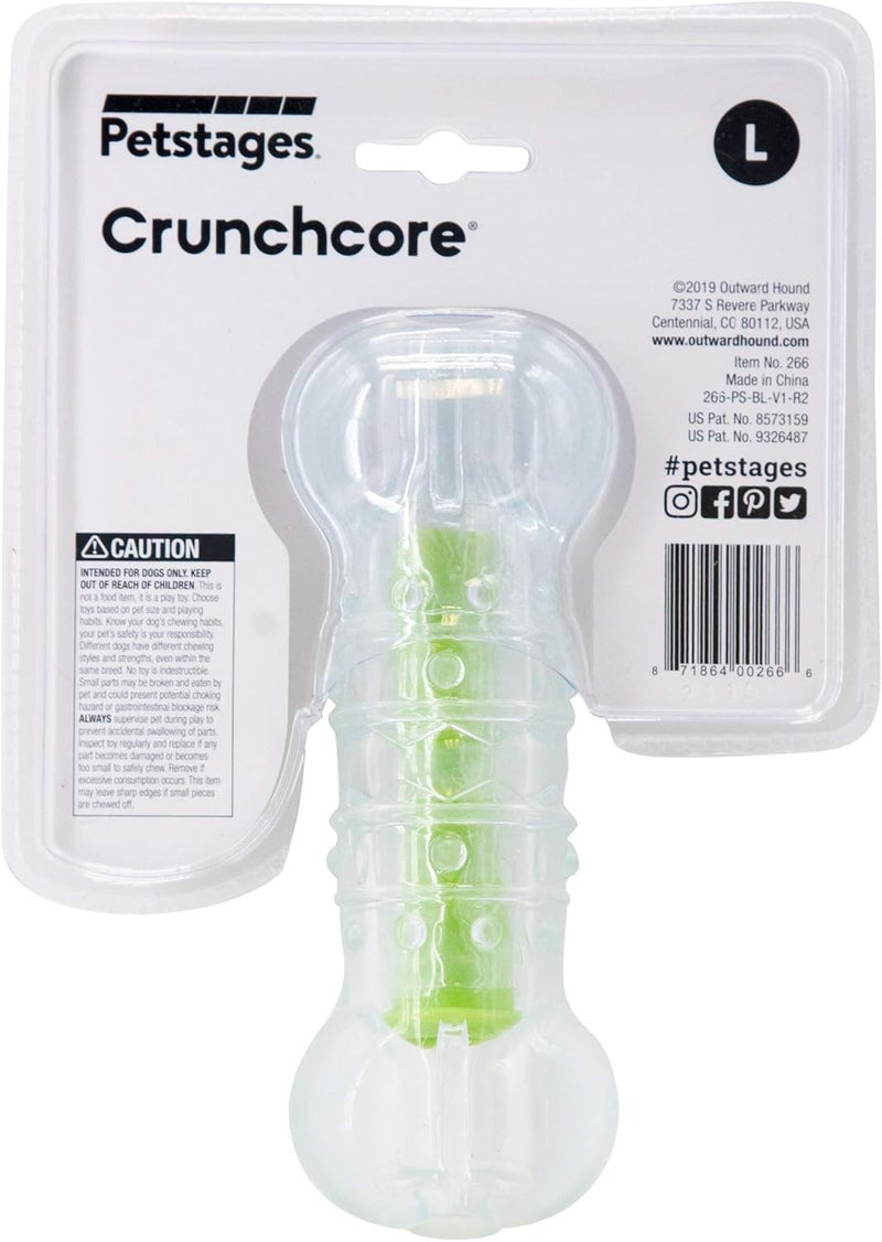 بيتستاجيز لعبة مضغ بديلة على شكل زجاجة ماء من Petstages Crunchcore Bone، حجم كبير - Image 3