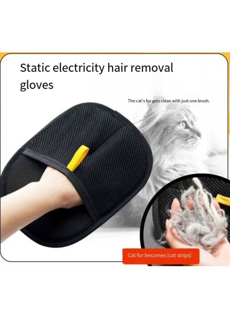 قفازات إزالة الشعر منظف شعر القطط لإزالة آثار امتصاص شعر الكلاب في المنزل لإزالة شعر القطط والكلاب ومكشطة شعر السجاد والسرير - Image 1
