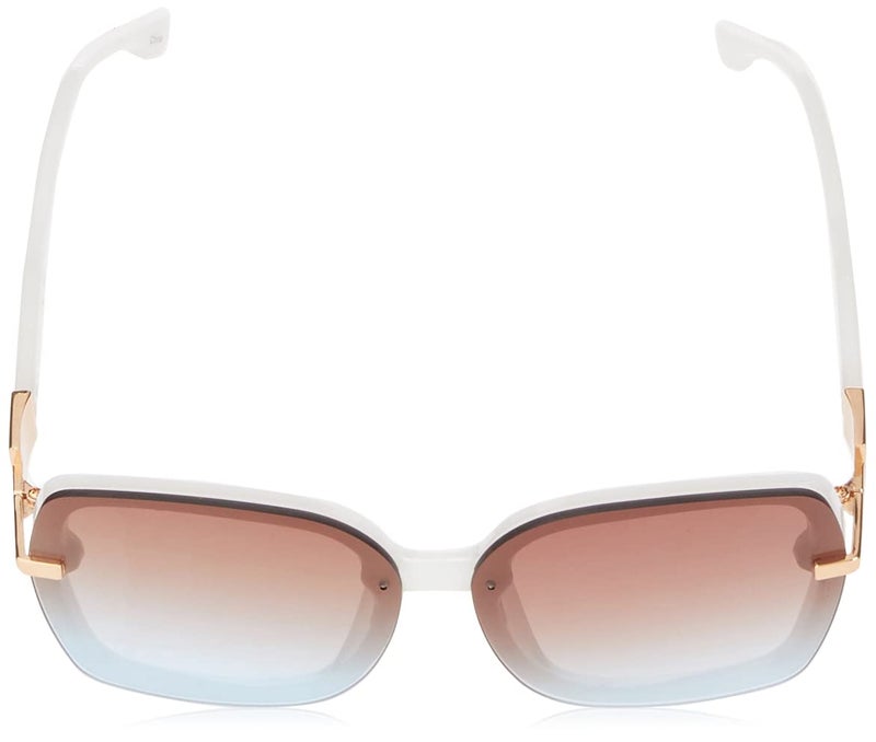 Jessica Simpson Womens J6112 Oversized Square Sunglasses With 100% Uv Protection. Glam Gifts For Her, 64 Mm, White, 64 Mm US - Image 4