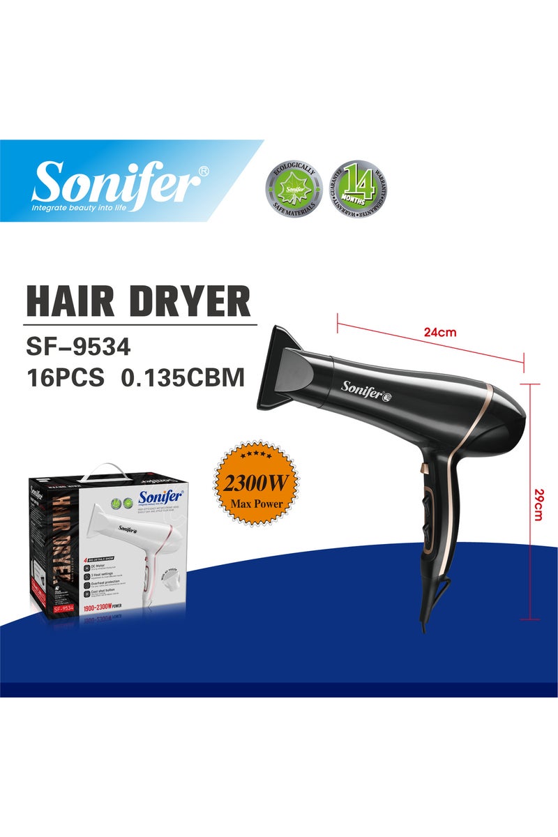 سونفير Hair Dryer 1900-2300W - 2 Year Waranty SF-9534 - Image 1