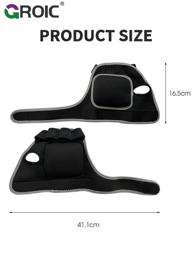 GROIC 1 PC Wrist Weights with Thumb Loops for Men Women ClosuresComfortable & Secure  Wrist Weights for Walking, Running, Cardio，1KG - Image 2