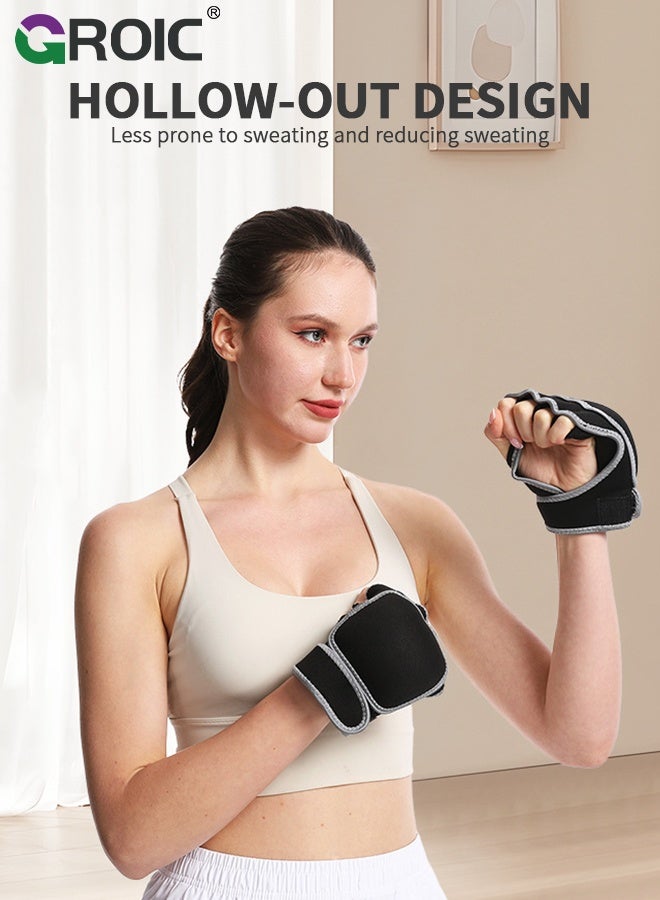 GROIC 1 PC Wrist Weights with Thumb Loops for Men Women ClosuresComfortable & Secure  Wrist Weights for Walking, Running, Cardio，1KG - Image 3