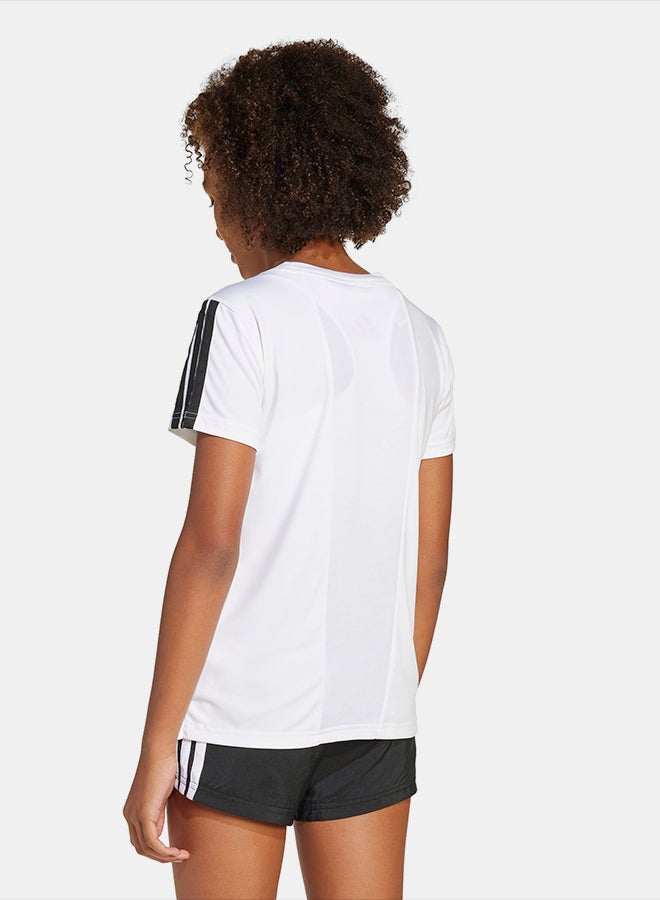 Adidas Training Essentials 3-Stripes Tee Kids - Image 2