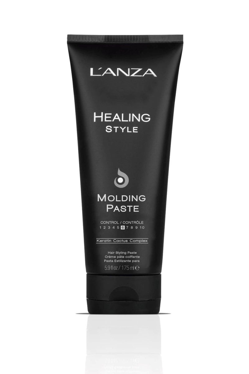 LANZA Healing Style Molding Hair Styling Paste with Medium Hold Effect Nourishes and Refreshes Dry and Flaky Scalp While Styling With Keratin and UV Rays Protection to Prevent Damage 59 Fl Oz