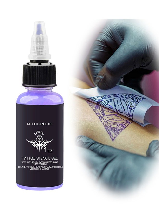 EELHOE - Tattoo Setncil Gel 100% non toxic ,Template Base Paste Semi-permanent Tattoo Transfer Paste Transfer Paste Suitable for Transfer Paper Machine Tattoo Supplies Accessories  30ML - Image 1