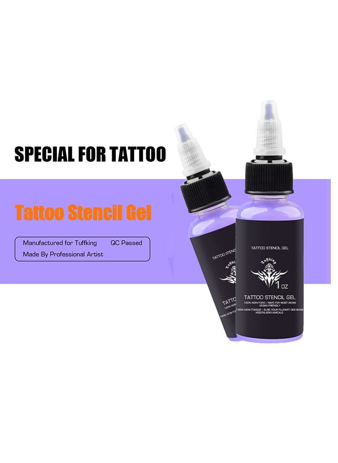 EELHOE - Tattoo Setncil Gel 100% non toxic ,Template Base Paste Semi-permanent Tattoo Transfer Paste Transfer Paste Suitable for Transfer Paper Machine Tattoo Supplies Accessories  30ML - Image 1