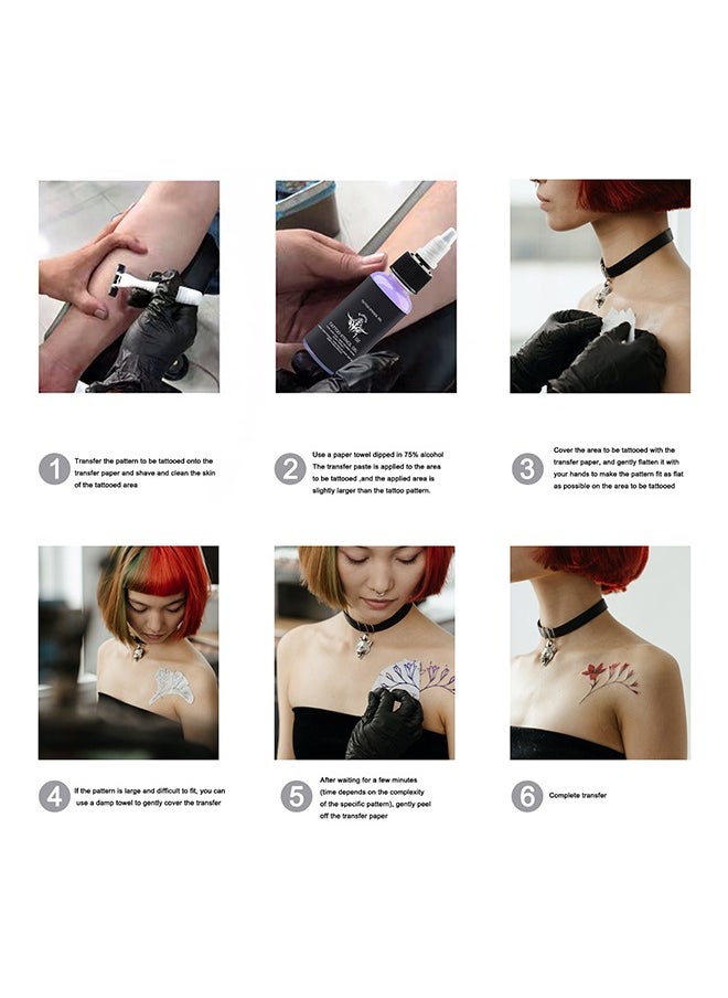 EELHOE - Tattoo Setncil Gel 100% non toxic ,Template Base Paste Semi-permanent Tattoo Transfer Paste Transfer Paste Suitable for Transfer Paper Machine Tattoo Supplies Accessories  30ML - Image 1