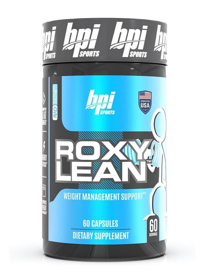 BPI SPORTS RoxyLean by BPI Sports – 60 Caps Fat Burner & Thermogenic Formula | Appetite Control, Energy Boost & Lean Body Support - Image 1