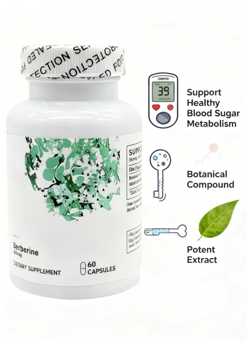 Berberine-500 With Thorne Research - Botanical Compound To Support Sugar Metabolism - 60 Capsules - Image 4