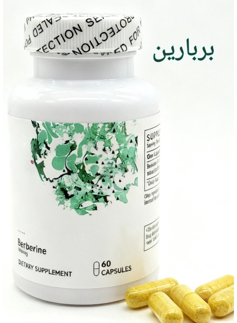 Berberine-500 With Thorne Research - Botanical Compound To Support Sugar Metabolism - 60 Capsules - Image 1