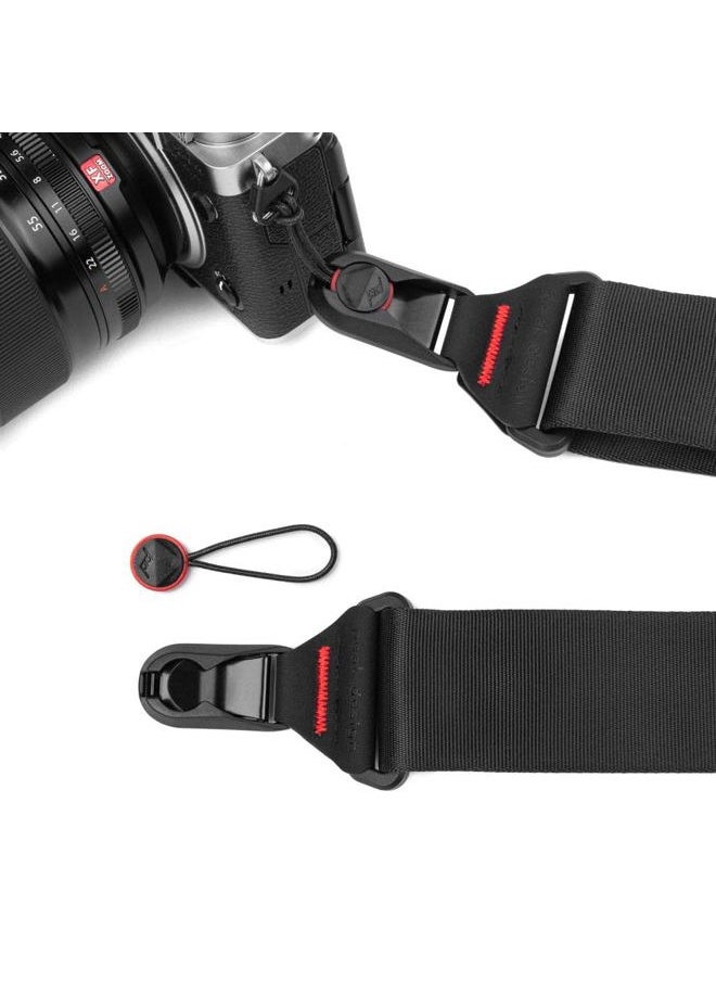 Peak Design Slide, Mirrorless Camera Strap, Black V3 (SL-BK-3)  - Image 3