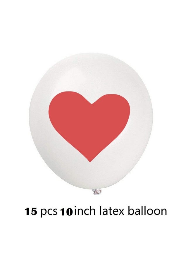 هونج كونج بالونز بالونات على شكل قلب من HK Balloons، مناسبة لأعياد الميلاد والذكرى السنوية وعيد الحب، للزينة (عبوة من 50 قطعة على شكل قلب مطبوع) - Image 3