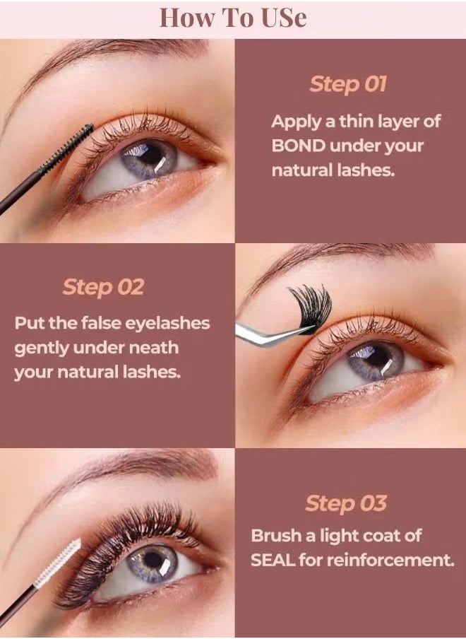 daroge Super Strong Hold Eyelash Adhesive Glue Clear - 7 ML  - Image 3
