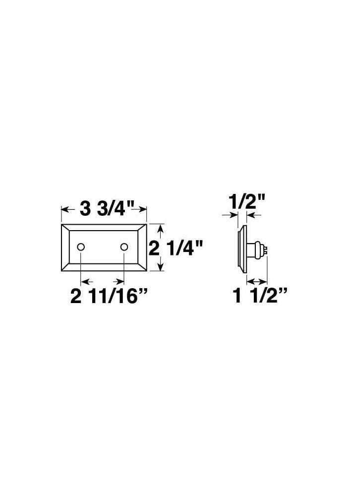 Perterson Peterson Manufacturing V126A Amber Clearance Light - Image 4