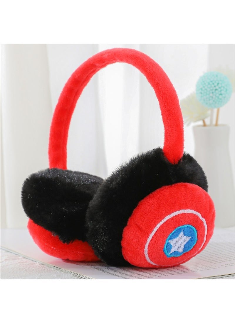 Arabest Cartoon Kids Adjustable Ear Warmers Plush Winter Five stars 