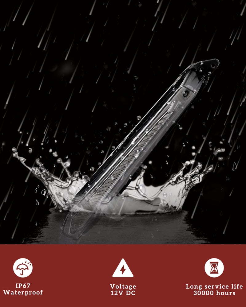 SAUTVS LED Front Turn Signal Daytime Running Lights DRL Auxiliary Accent Lamps with Yellow Flashing Lights for Can-Am Spyder RT 2020-2025 Accessories (2PCS, Replace #219401024) - Image 5