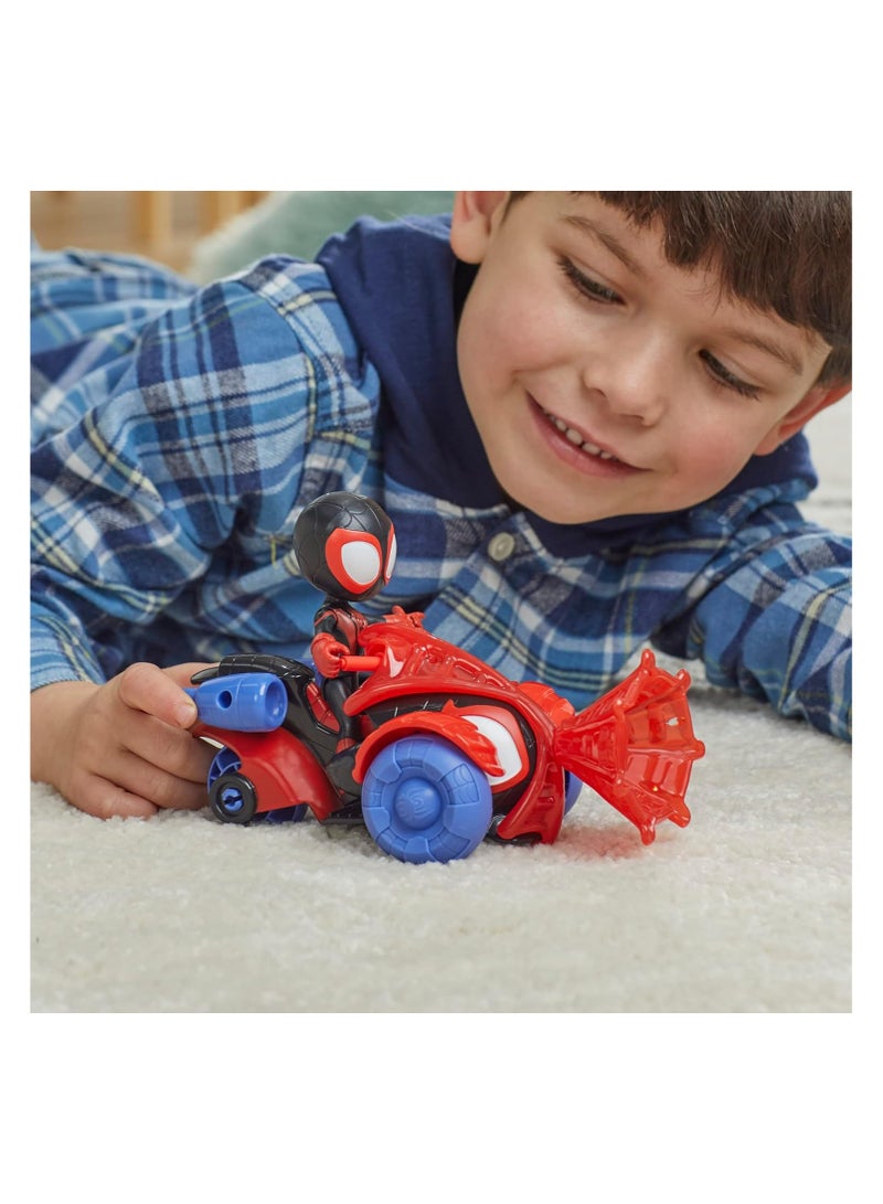 Techno Racer Set | Action Figure with Vehicle | Super Hero Toy for Kids Ages 4+ - Image 5