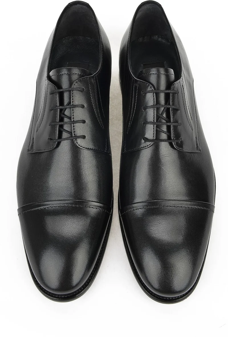 Ziya , Men's Genuine Leather Shoes 123145 396 Black