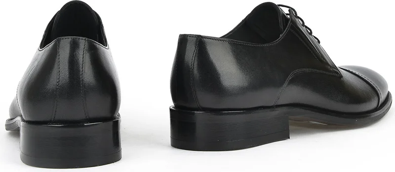Ziya , Men's Genuine Leather Shoes 123145 396 Black