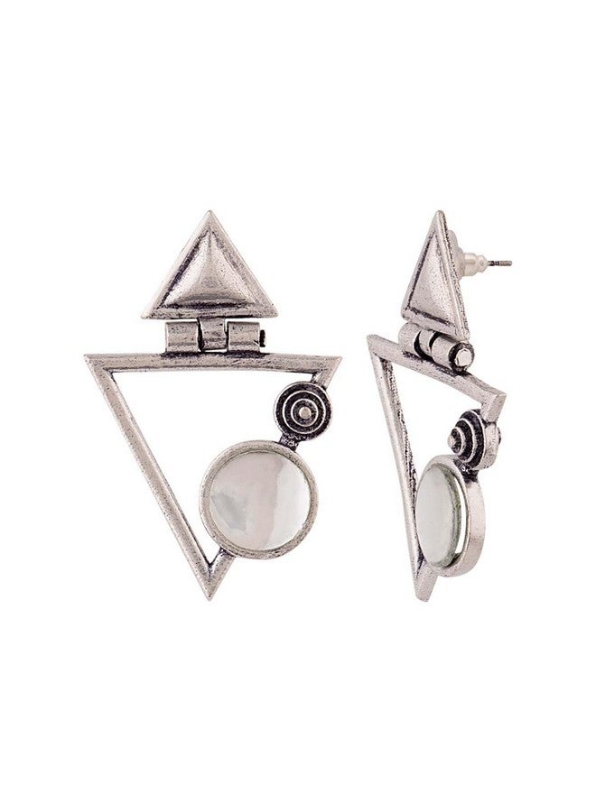 Voylla Work Essentials Triangles Earrings For Women Jewelry Gift for Her, Girl, Women, Mother, Sister, Girlfriend - Image 4