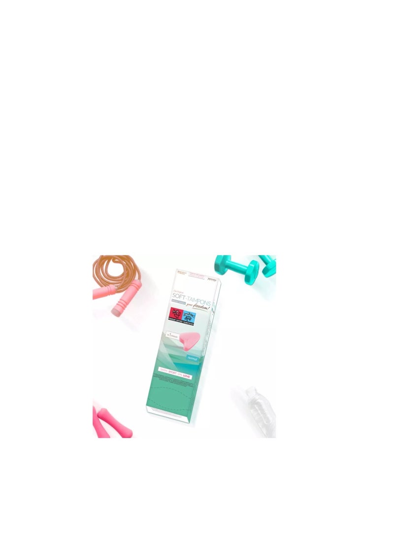 جوي ديفيجين سدادات قطنية ناعمة، عادية، 10 قطع - Image 2