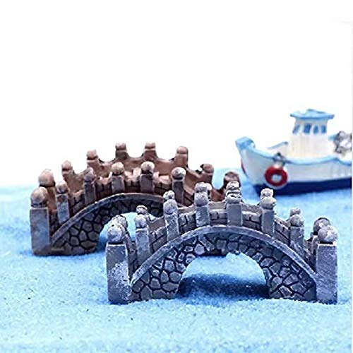 Chocozone Pack of 6 Bridge Miniatures for Garden Decoration Home Décor Landscape Indoor Garden (4cm) - Image 5