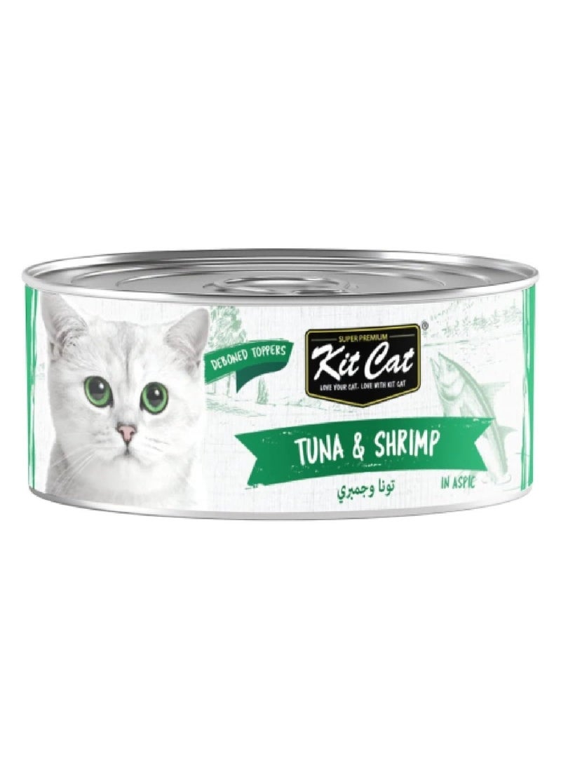 Kit Cat Deboned Multipack Tuna & Shrimp Toppers 6X50g - Image 3