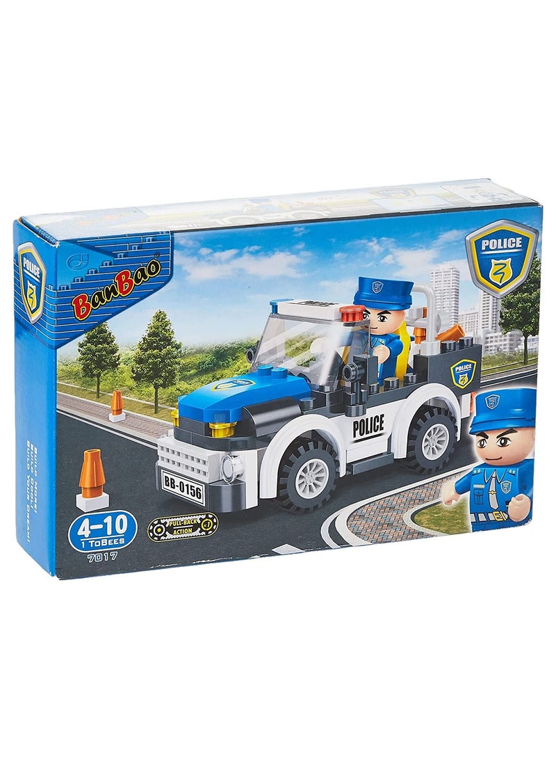 BanBao Police Series, 7017, 100 Pieces, Multi Colour - Image 1