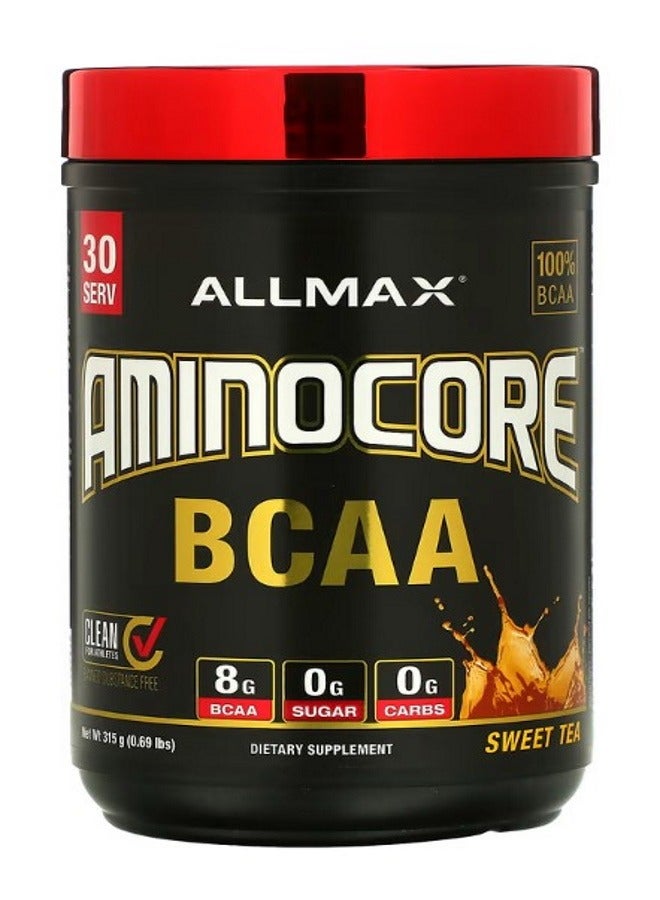 Allmax AMINOCORE BCAA Sweet Tea 0.69 lbs 315 g - Image 1