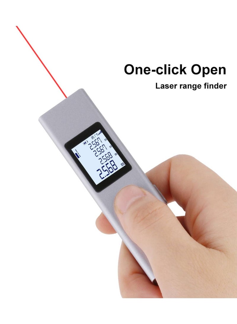 Xiaomi ATuMan Duka LS-P 40m Laser Distance Meter Area Volume Angle Pythagorean Intelligent Digital Laser Rangefinder Hunting Golf Distance Meter High Precision Portable Laser Range Finder