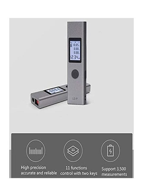 Xiaomi ATuMan Duka LS-P 40m Laser Distance Meter Area Volume Angle Pythagorean Intelligent Digital Laser Rangefinder Hunting Golf Distance Meter High Precision Portable Laser Range Finder