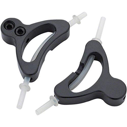 Jagwire Bicycle Brake Bridge Aluminium 2 Piece Black with Liner - Image 2