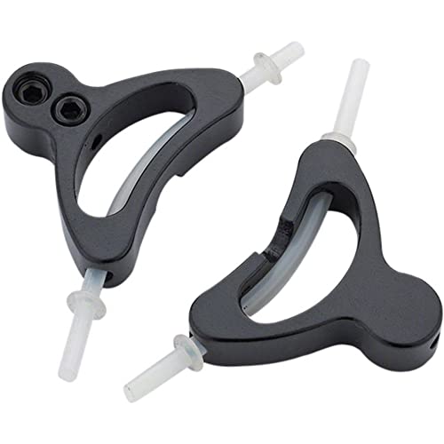 Jagwire Bicycle Brake Bridge Aluminium 2 Piece Black with Liner - Image 1