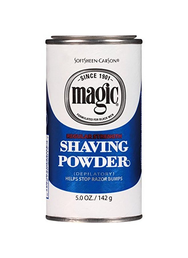 Magic U/S Magic Shave Pwd Blue Size 5Oz Beauty Enterprises Magic Regular Strength Shaving Powder Blue 15 5Oz  - Image 1