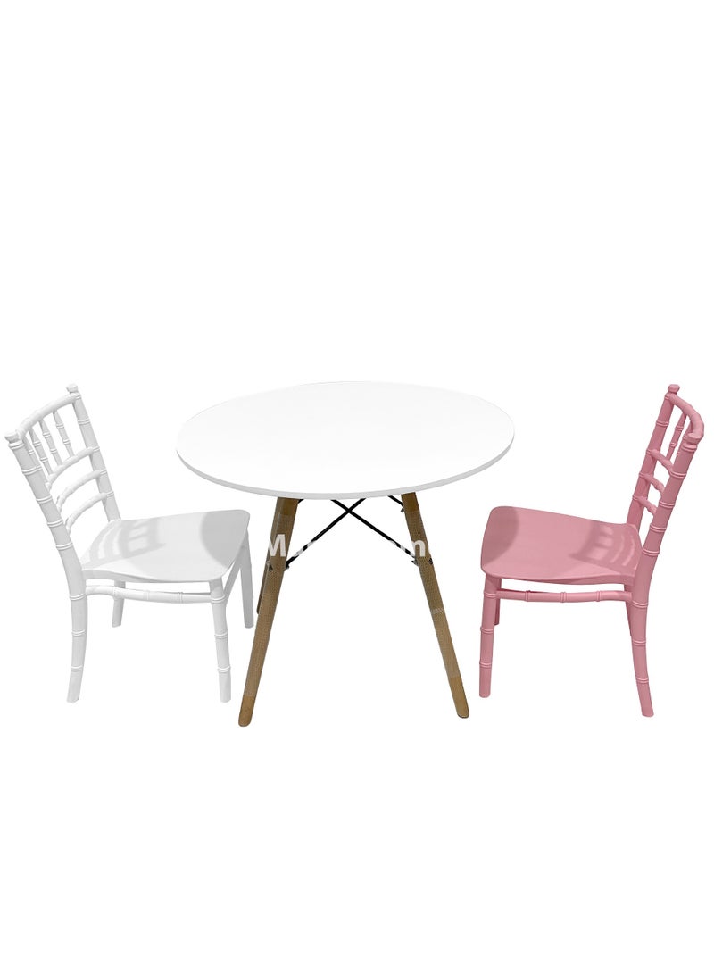 ميبل لديكور المنزل Maple Home Stackable Plastic Children Chair Learning Durable Waterproof Kid-friendly Stool Furniture  - Image 5
